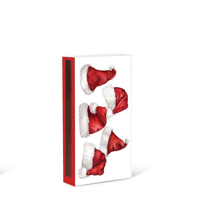 Santa Hats Print Matches 4"L