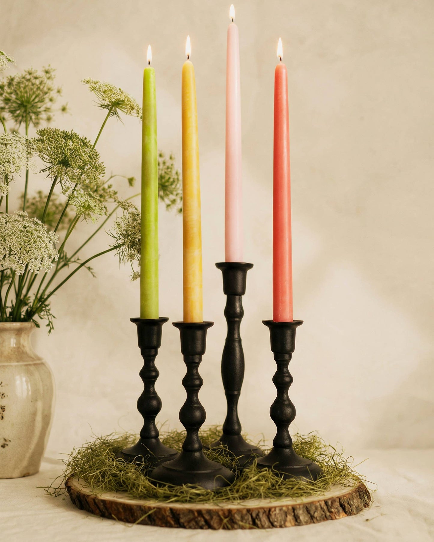 Beeswax Taper Candles Bluecorn