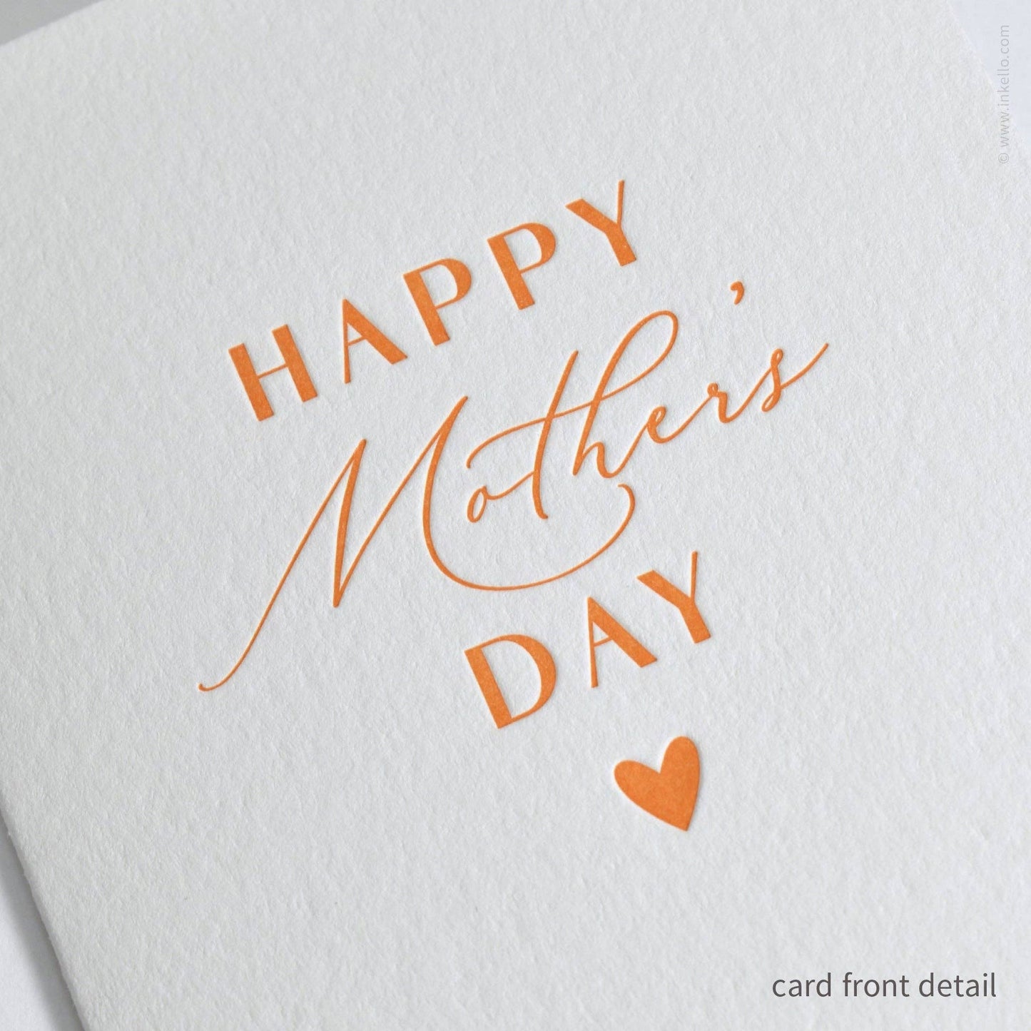 Elegant Mother's Day with Small Heart Card