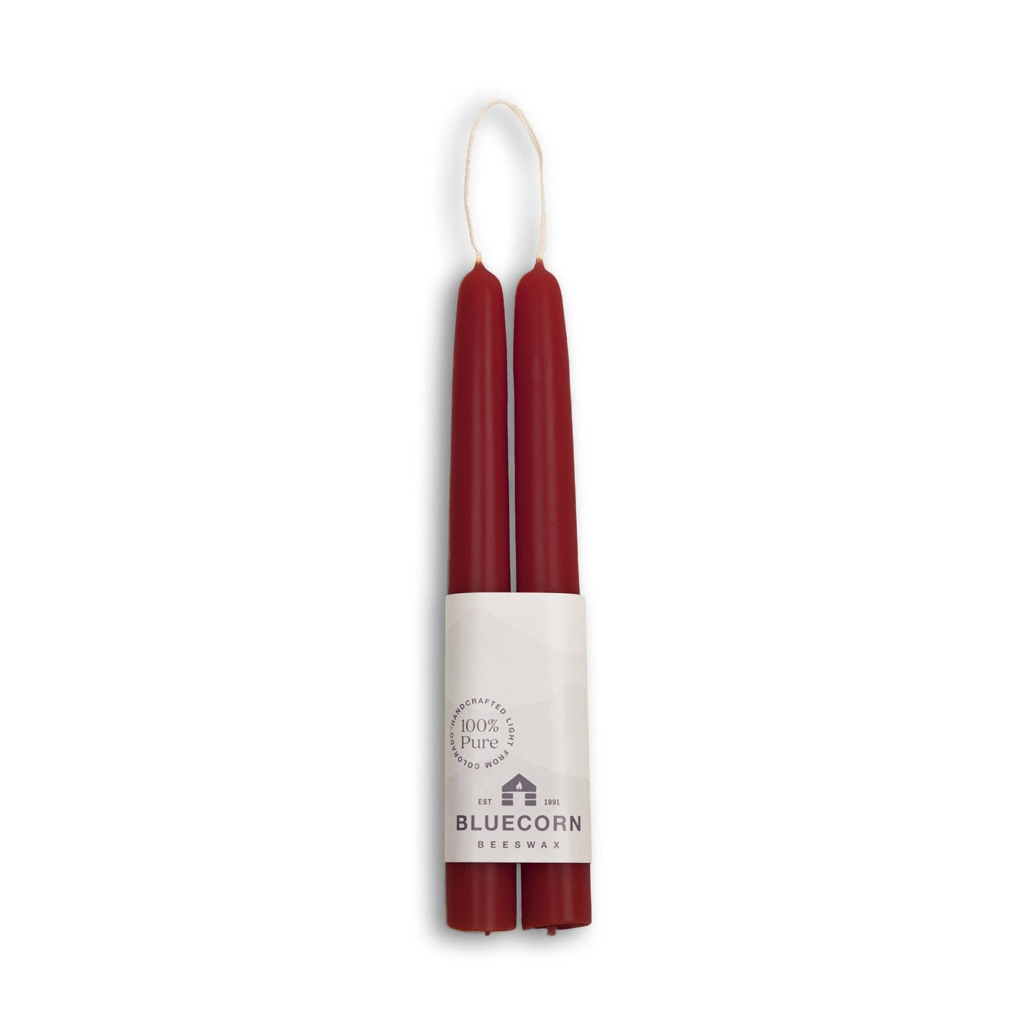 Beeswax Taper Candles Bluecorn
