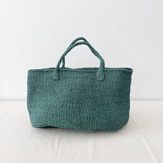 Sisal Tote: Sea Glass XL