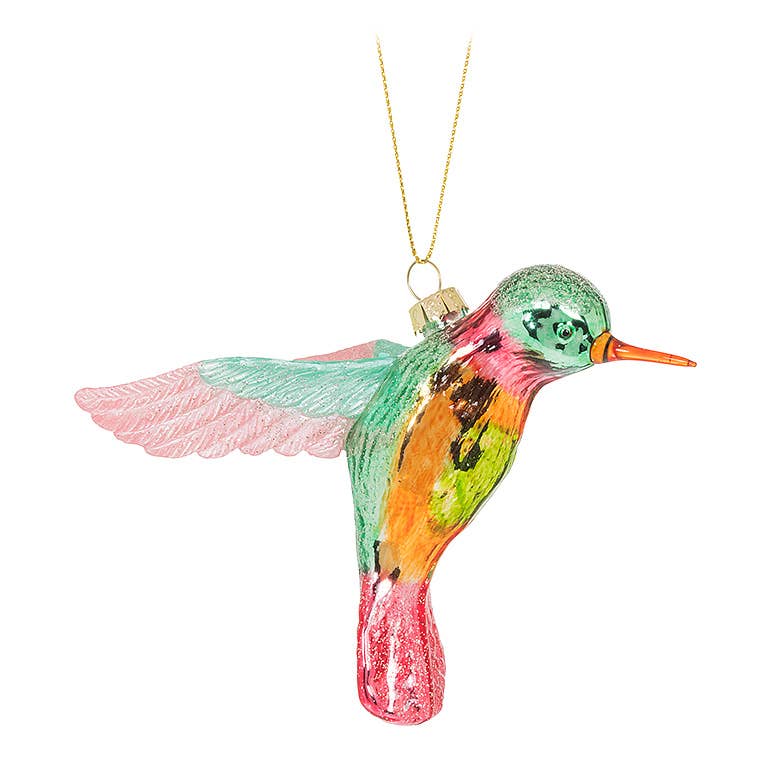 Hummingbird Ornament 4.5"L