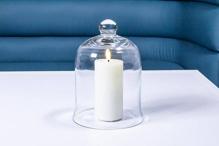 Small Bell Shaped Cloche 6" H