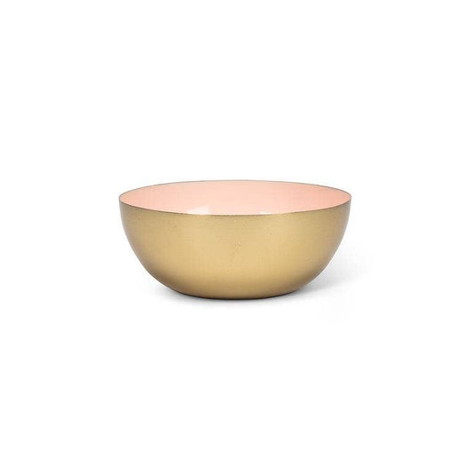Mini Enamel Bowl Blush Pink 4"D