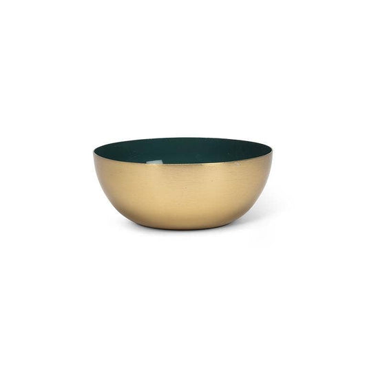 Mini Enamel Bowl Teal 4"D