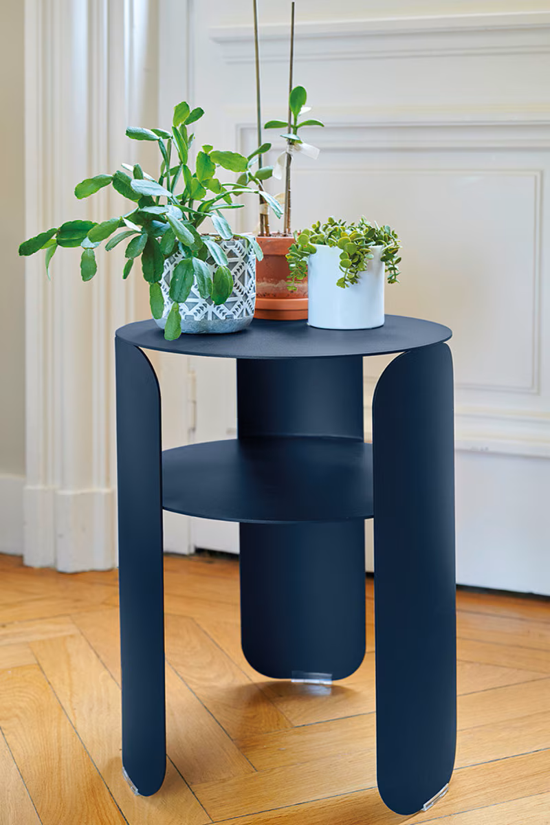 FERMOB BeBop Side Table with Shelf 14"