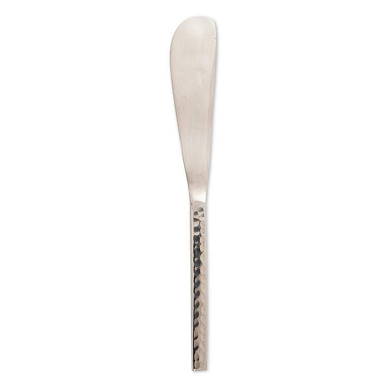 Silver Hammered Spreader 6.5"L