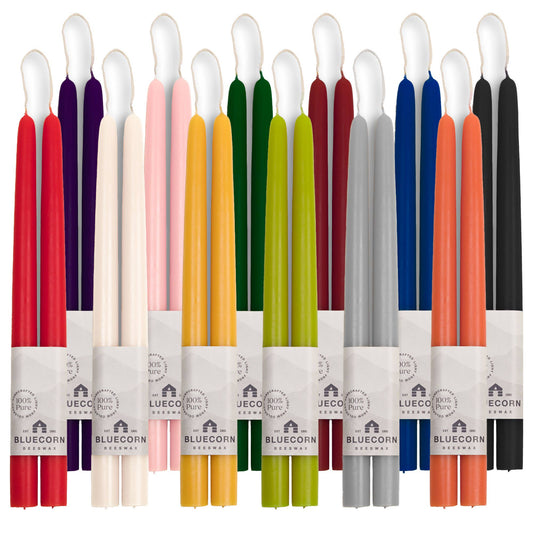 Beeswax Taper Candles Bluecorn