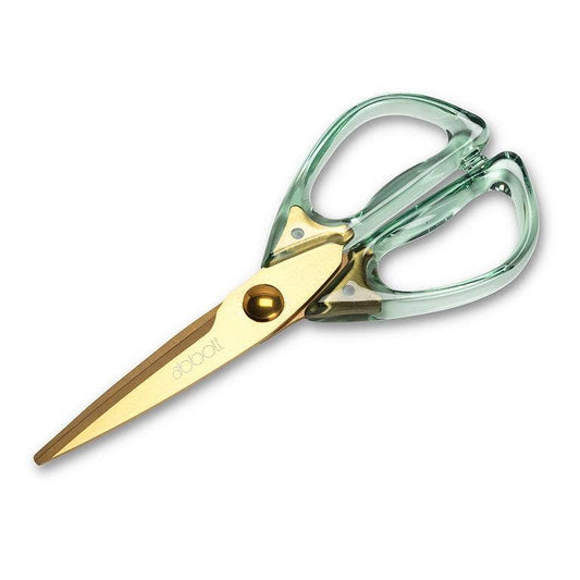 Lucite Handled Scissors-Green-8"L