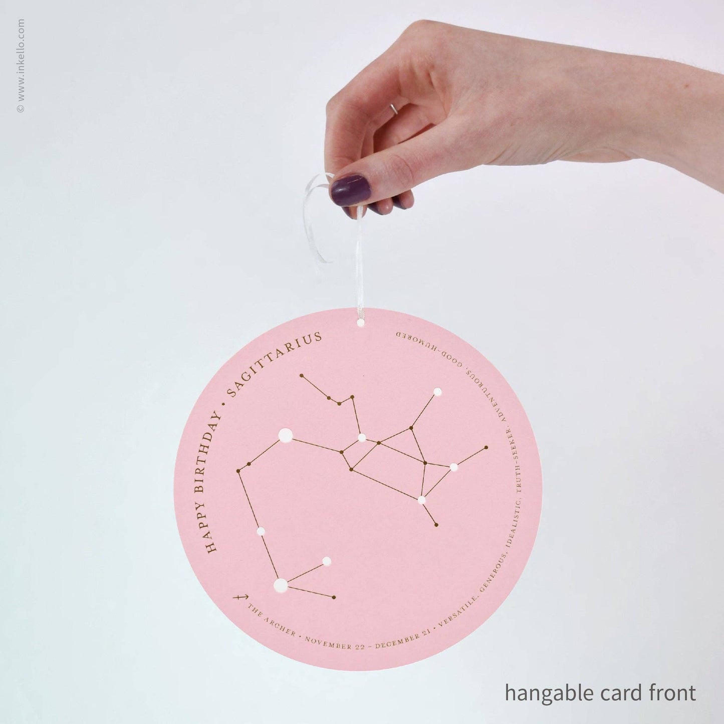 Sagittarius Birthday Zodiac Constellation Card