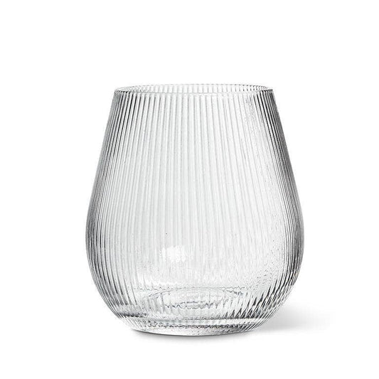 Small Clear Optic Glass Vase