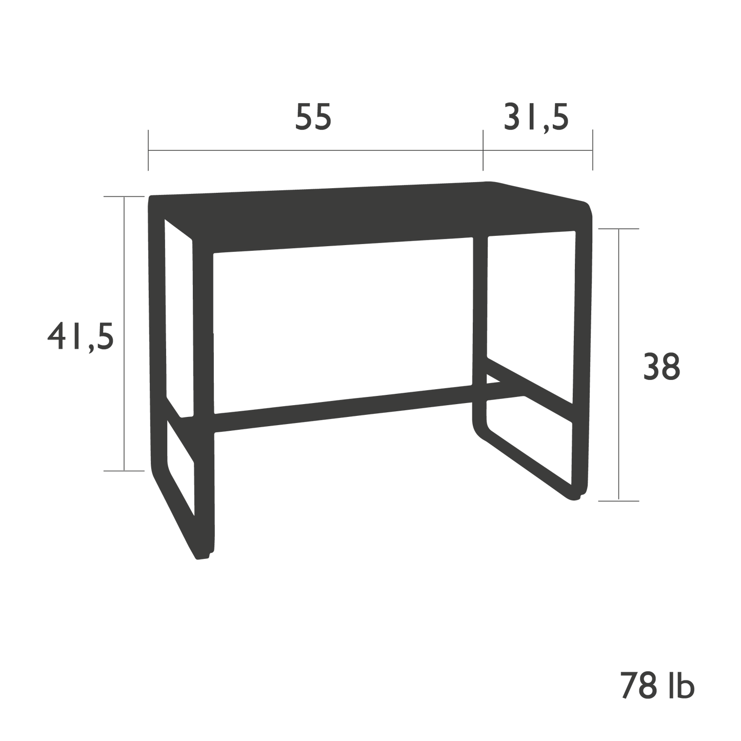 Fermob Bellevie High Table