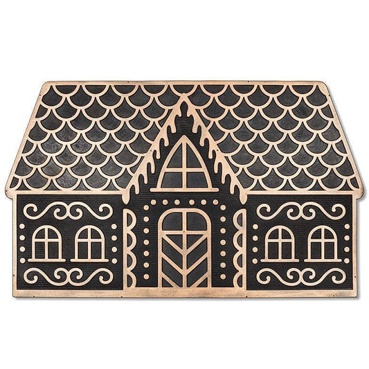 Gingerbread House Doormat