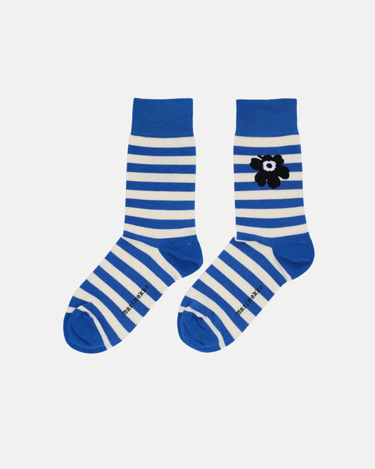 Marimekko Kasvaa Tasataita Unikko One Socks