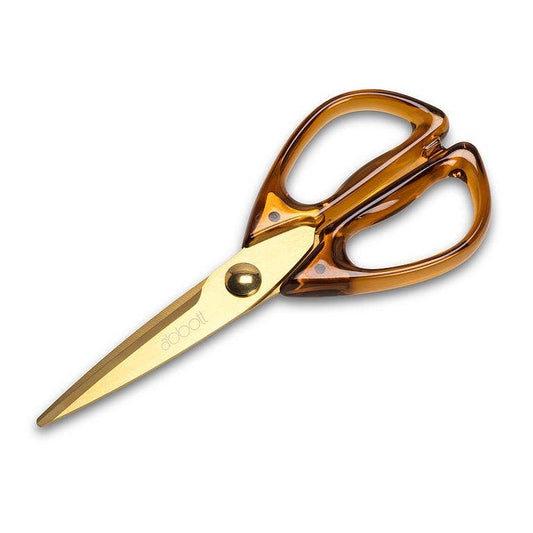 Lucite Handled Scissors Orange 8"L
