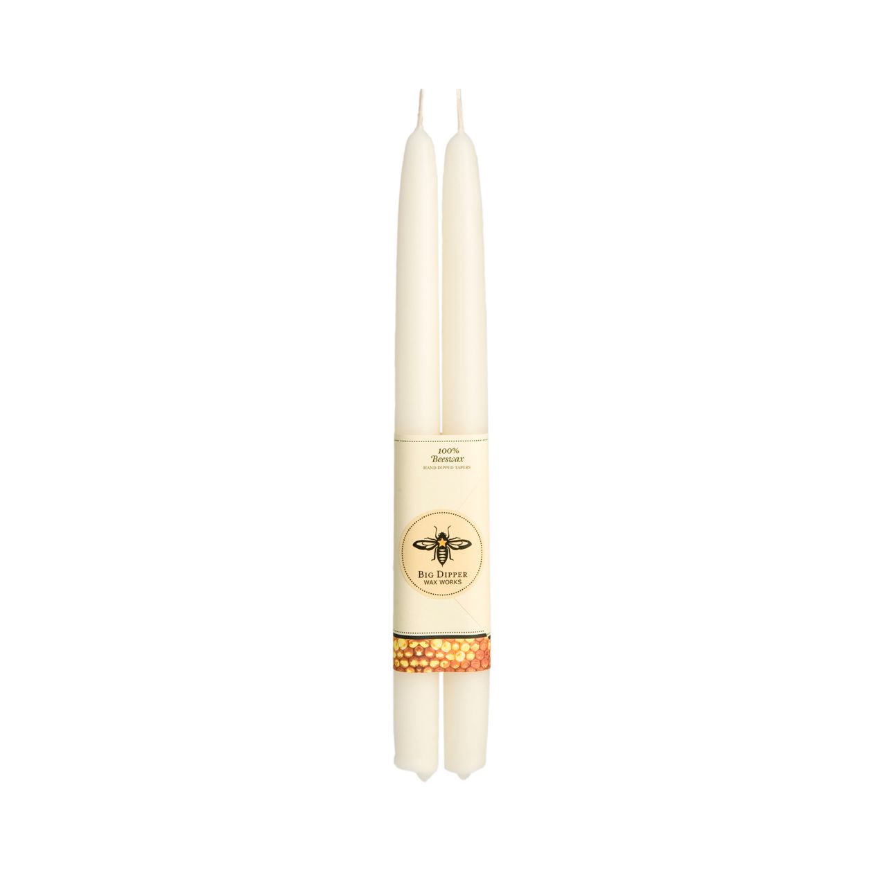 100% Pure Beeswax Tapers Big Dipper