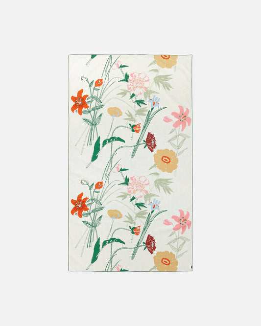 Marimekko Table Cloth White with Floral 98"x 57"