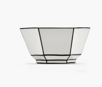 Annebet Black and White Breakfast Bowl