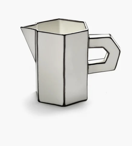 Annebet Black and White Pitcher