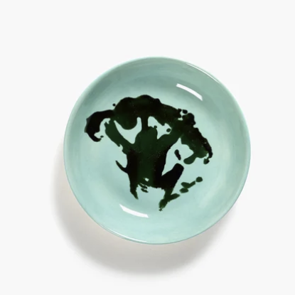 Ottolenghi Dish Blue with Abstract Broccoli