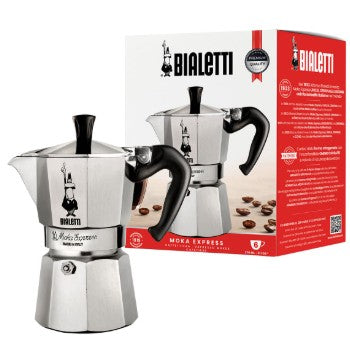 Bialetti Classic Silver Moka Pot