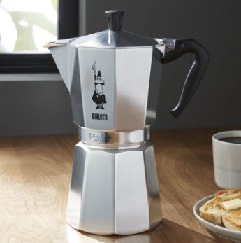 Bialetti Classic Silver Moka Pot