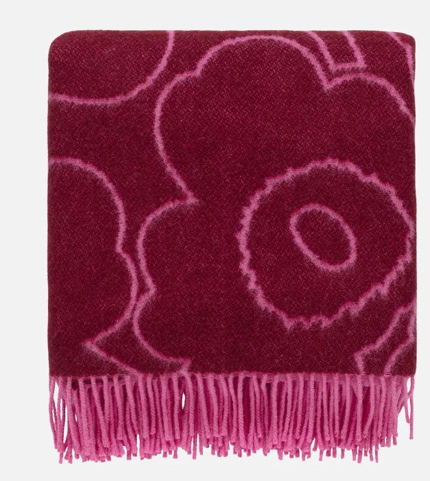 Marimekko Fuschia Blanket 51" x 70"