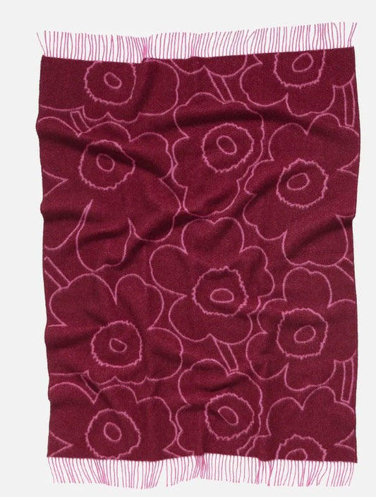 Marimekko Fuschia Blanket 51" x 70"