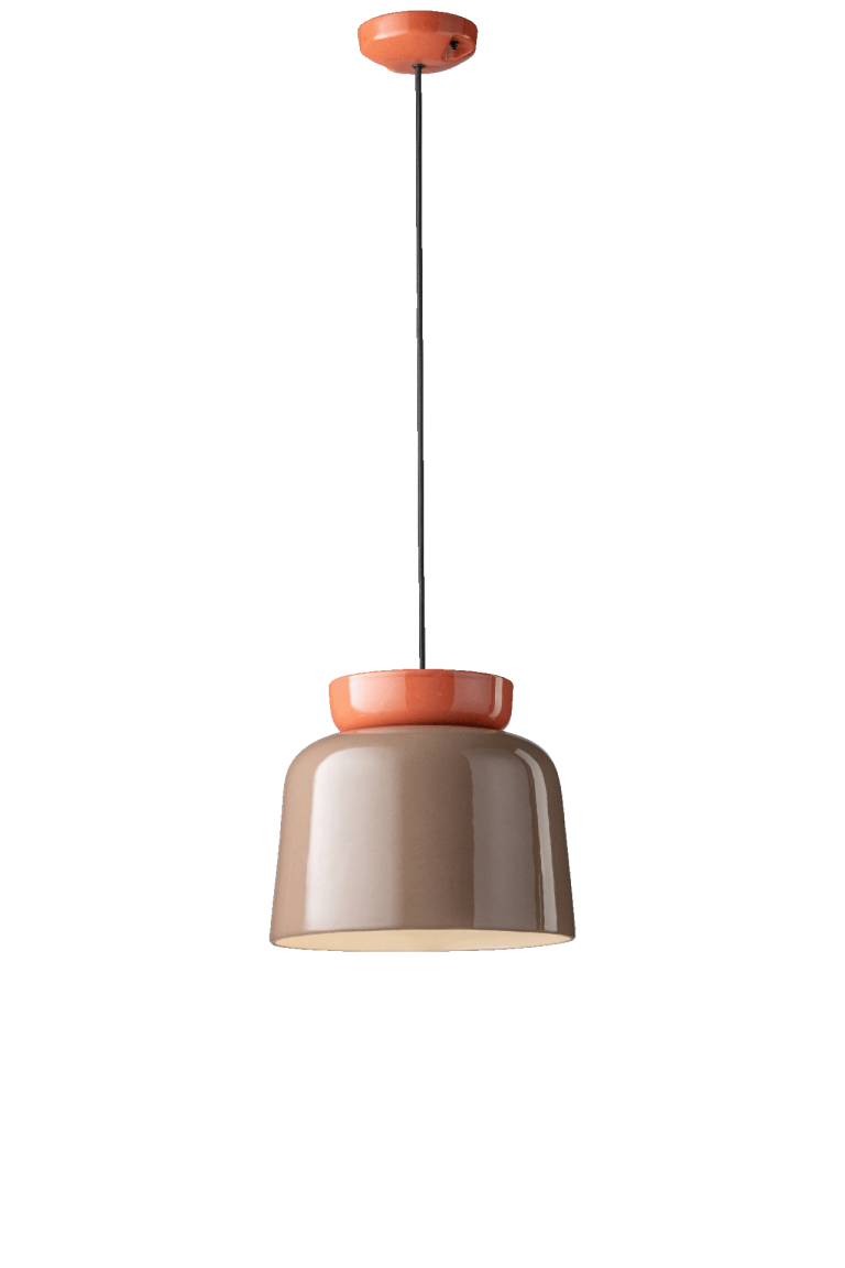 Ferroluce Ceramic Corcovado Pendant