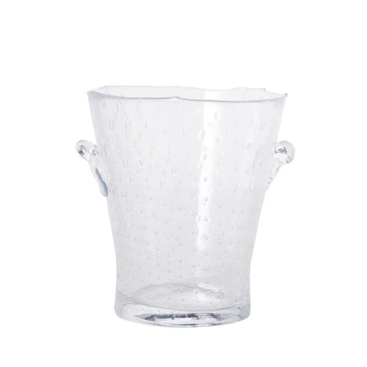 Seeded Glass Ice Bucket