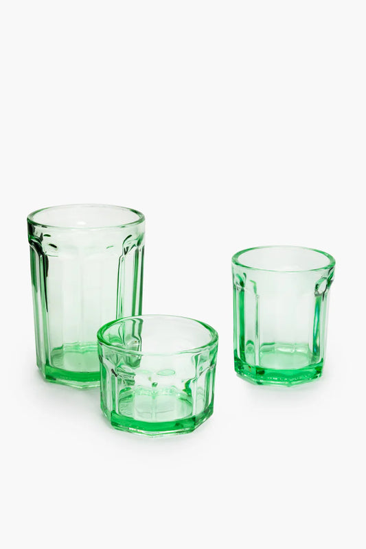 Green Glass Tumbler by Paola Navone from Fish & Fish Collection