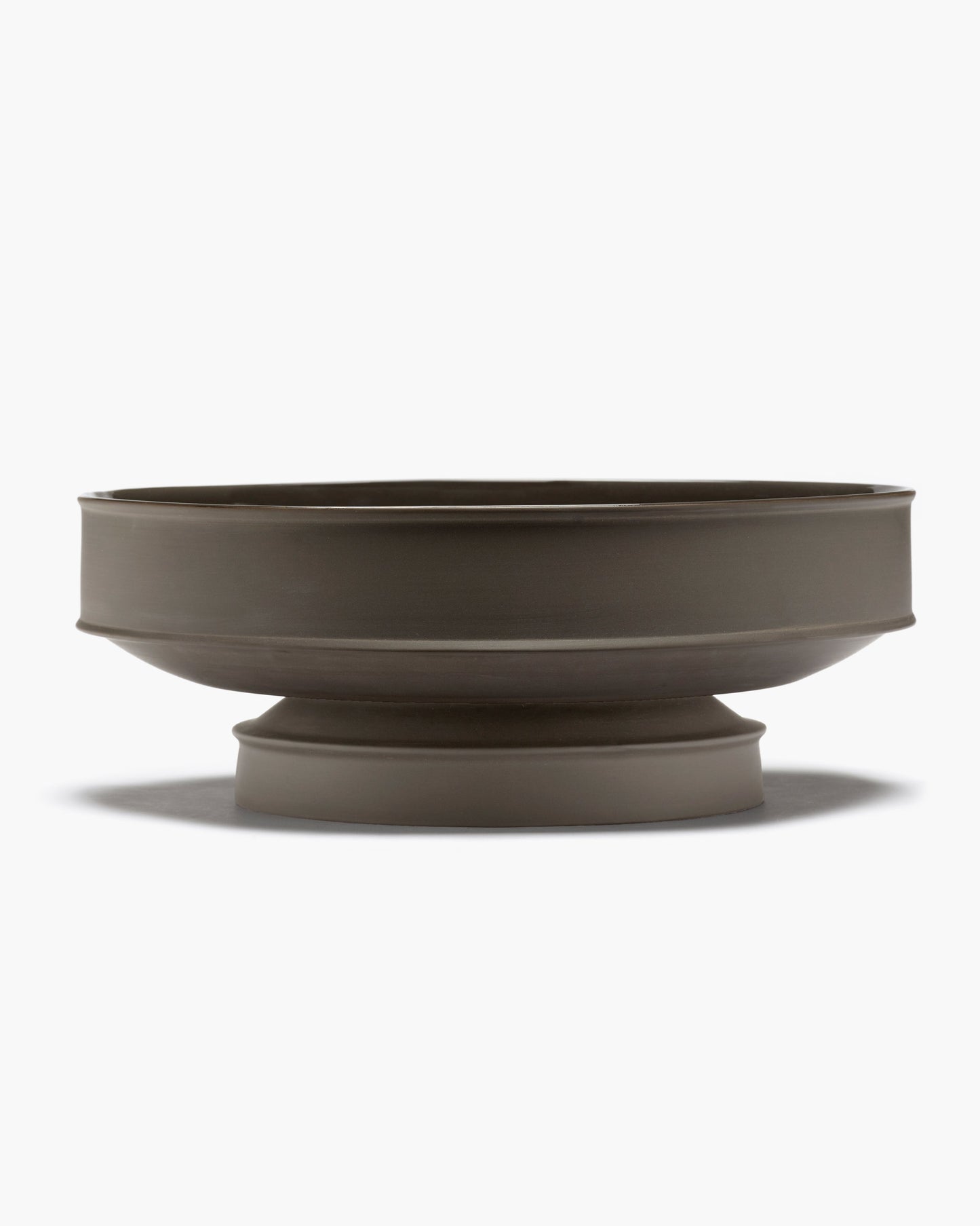 Slate Ceramic Footed Bowl XL by Kelly Wearstler 16"D