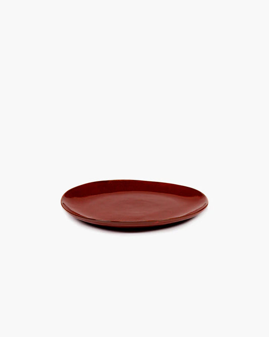 Starter plate venetian red La Mère collection La Mère Dinnerware by Marie Michielssen