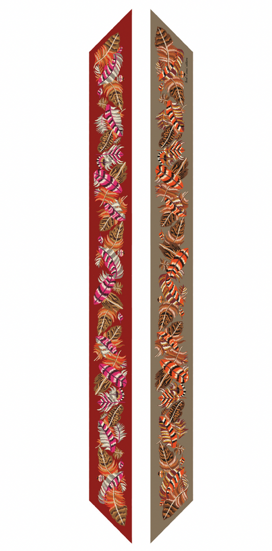 Inoui Editions Silk Feather Lavaliere 47"
