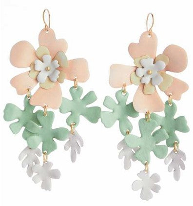 Sibilia Floral Chandelier Earrings