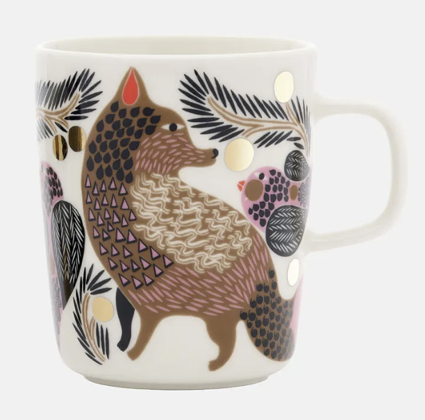 Marimekko Gold Fox Mug Small 2.5 dl