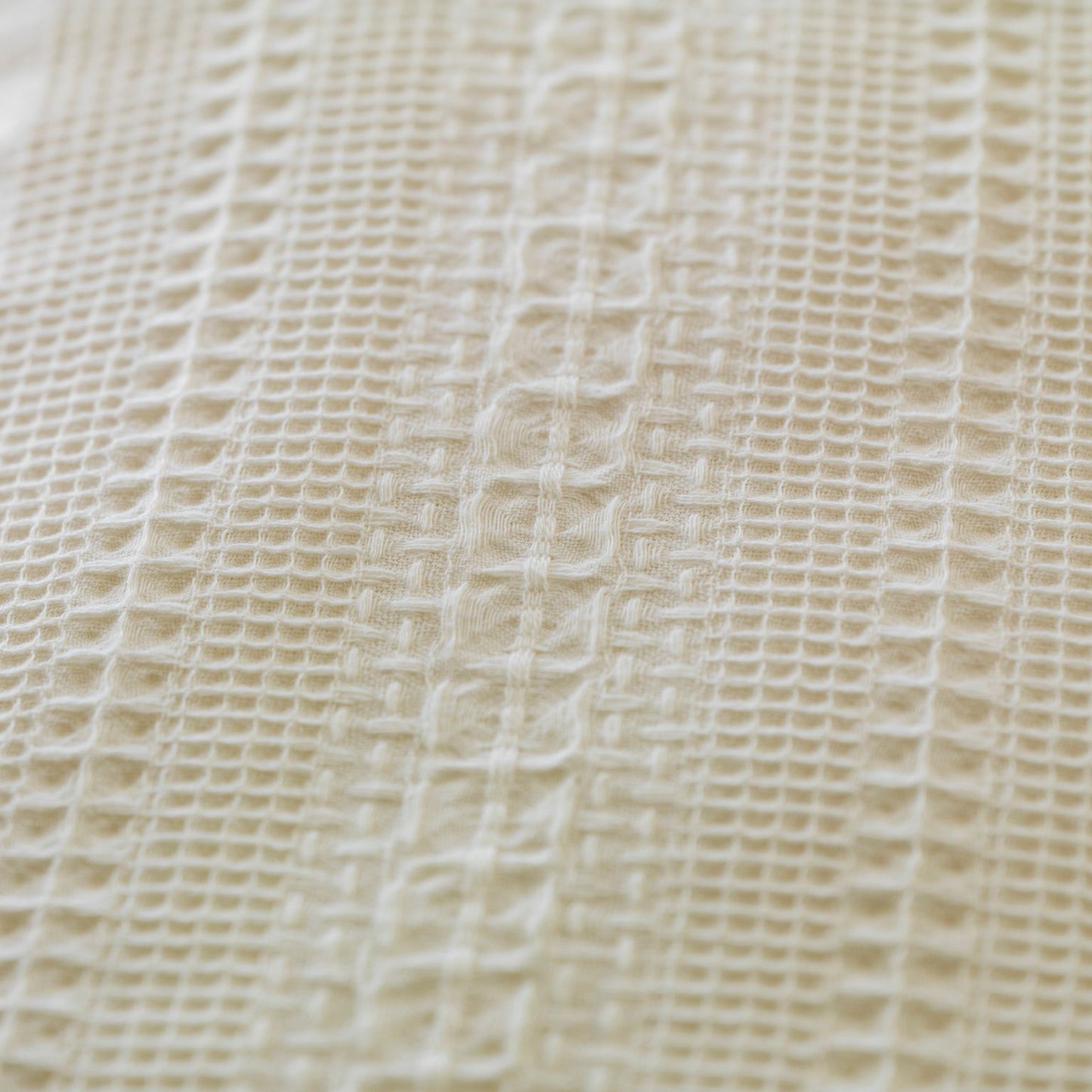 Cotton Waffle Blanket Bed Cover 95" x 105"