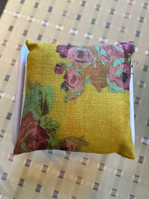 Carlotta Oddone 15" x 15" Linen Rosemary Throw Pillow