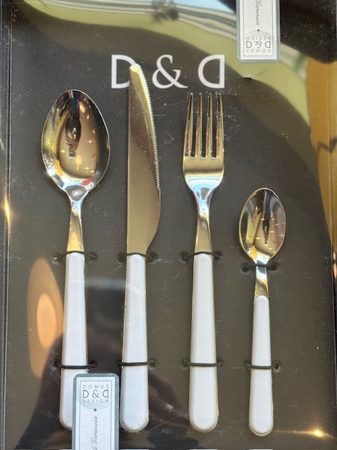 Domus Design 24 Piece Place Setting Flatware Sets