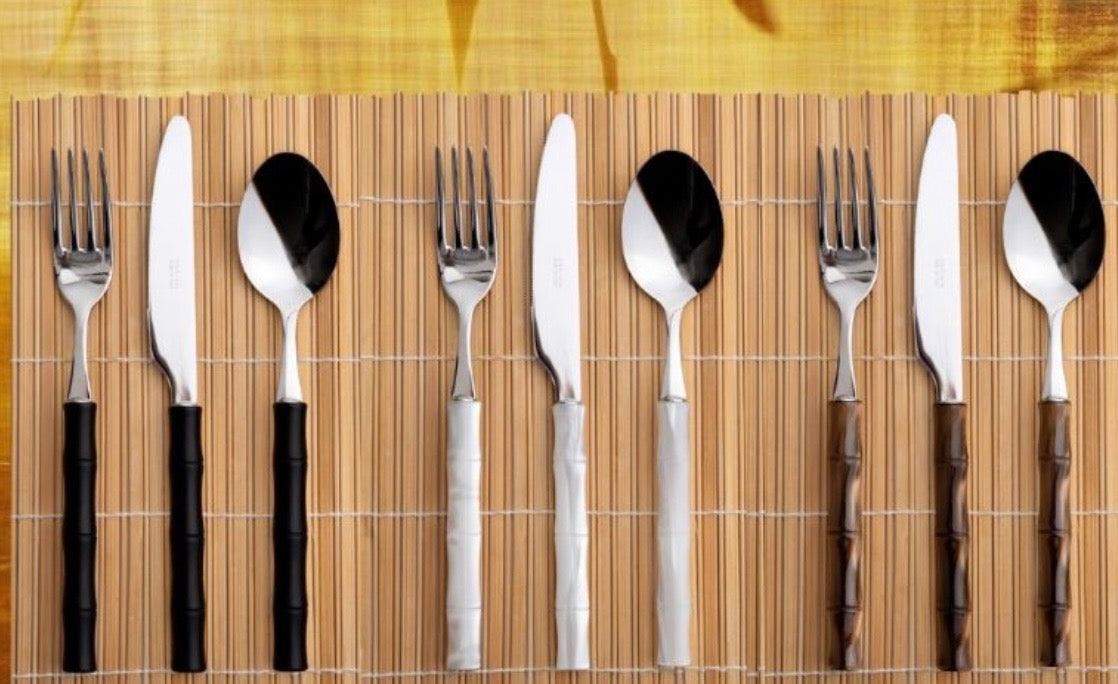 Bamboo Shine Flatware 5 piece Place Setting