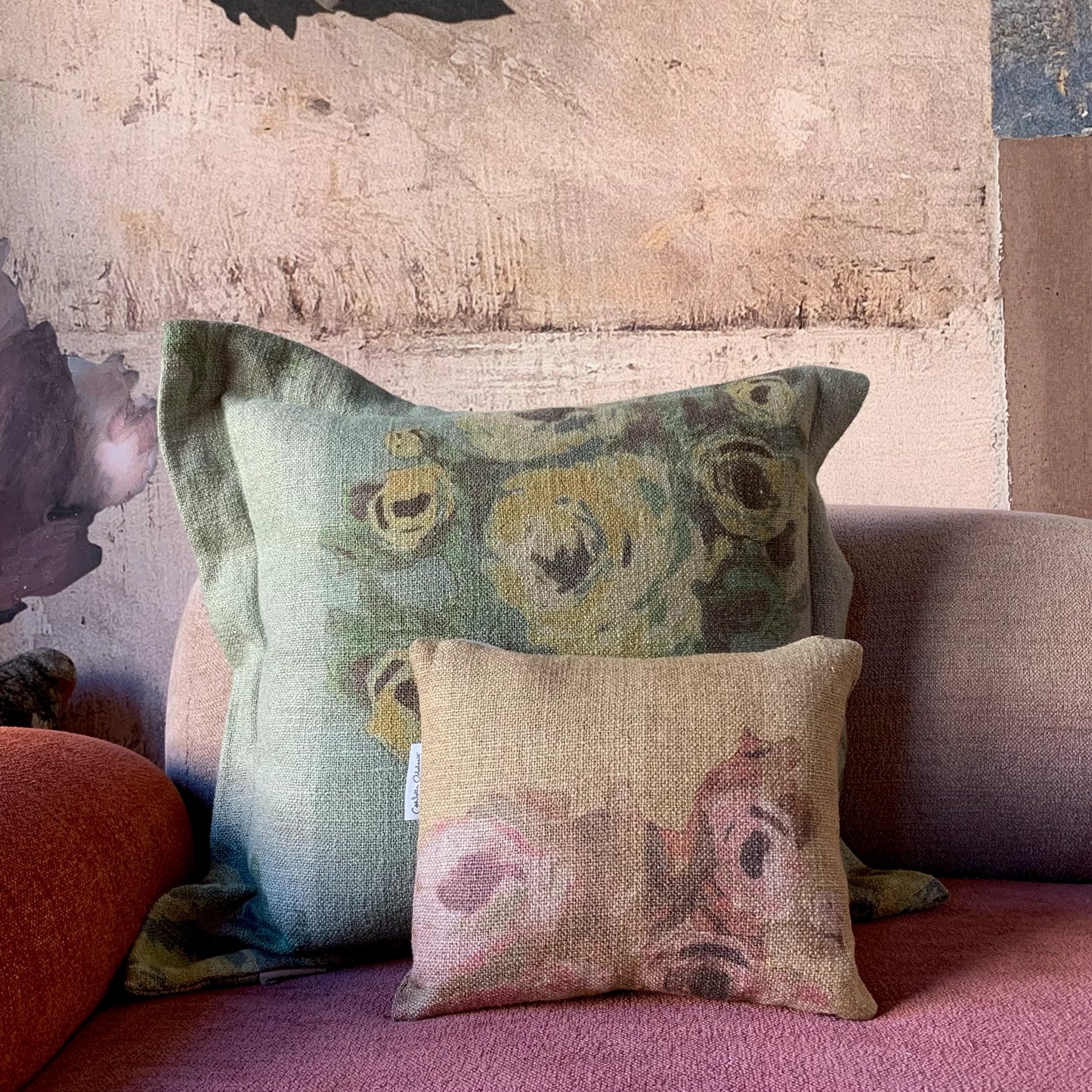 Carlotta Oddone Euro Sham, Linen 25" x 25"