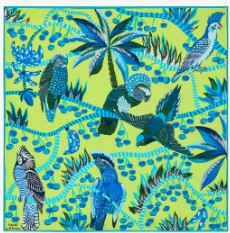 Inoui Editions Cerise Blue Green 65 cm scarf