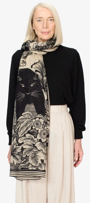 Inoui Editions Black Panther Wool Scarf 90