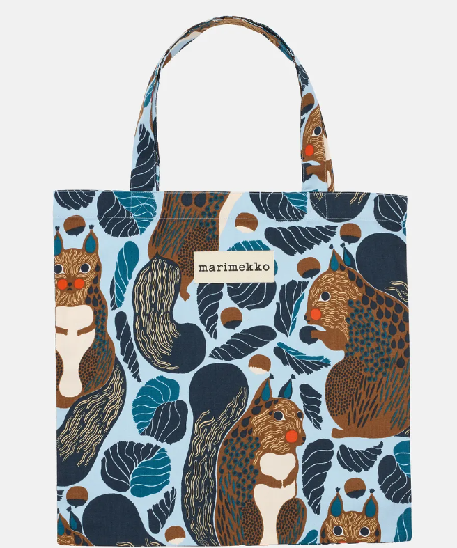 Marimekko Kurre Squirrel Tote Bag