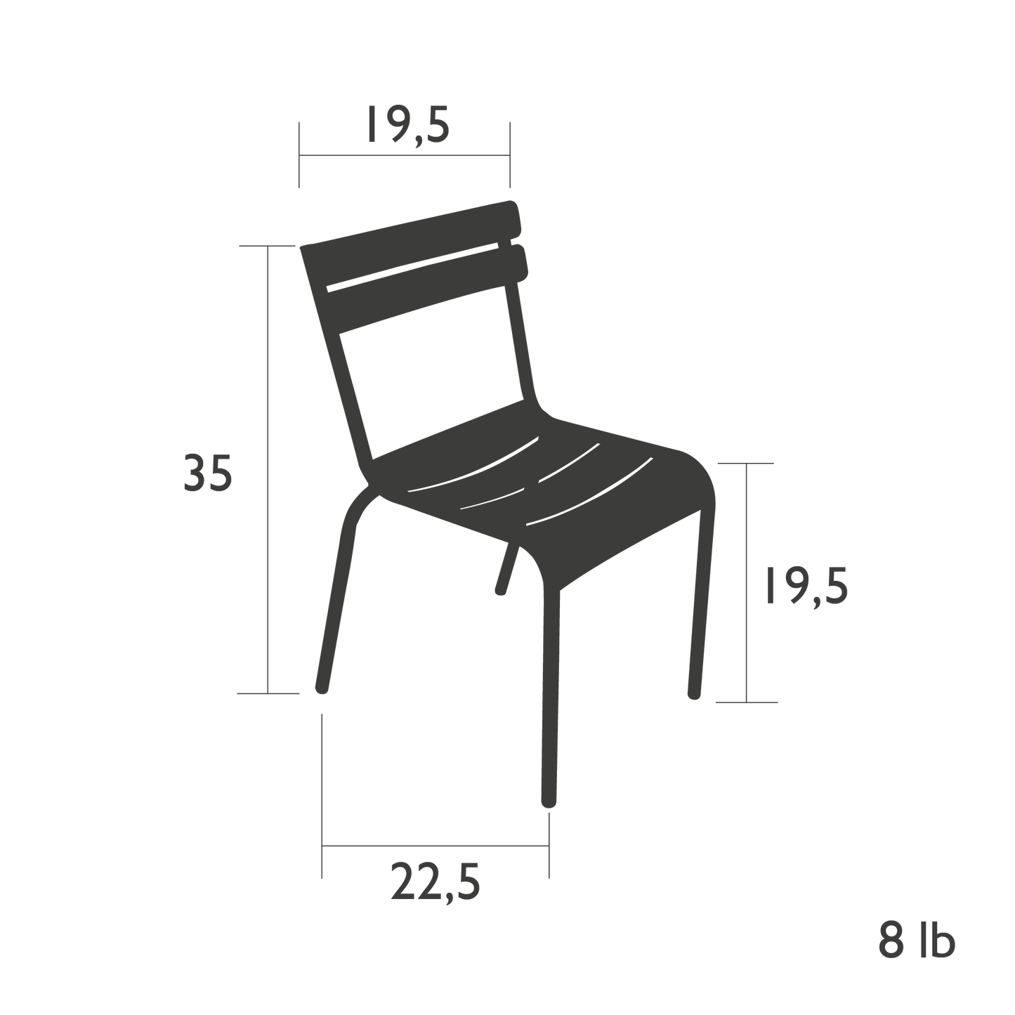 Fermob Luxembourg Side Chair
