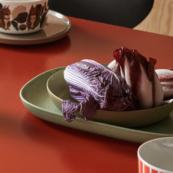 Marimekko Sage Stoneware Serving Platter