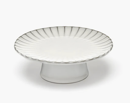 Inku Cake Stand White, MEDIUM