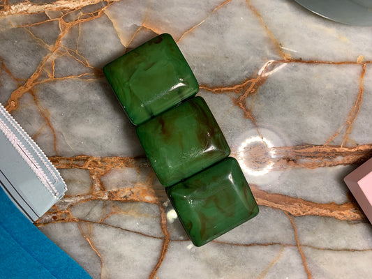 Moloko Acrylic Flat Square Bracelet