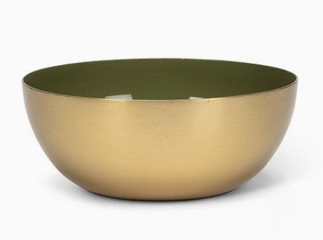 Mini Enamel Bowl Moss 4"D