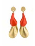 Sibilia Mussel Earrings SM Papaya